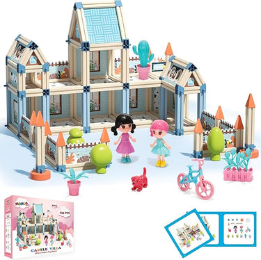 3D PRINCESS CASTLE VILLA DOLL HOUSE BUILDING - 233PCS